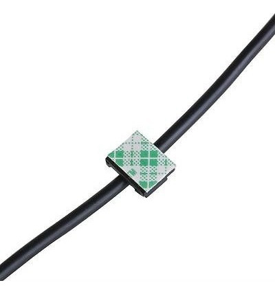 100pcs Adhesivas Clips Gota Abrazadera Cable Tie Portacable