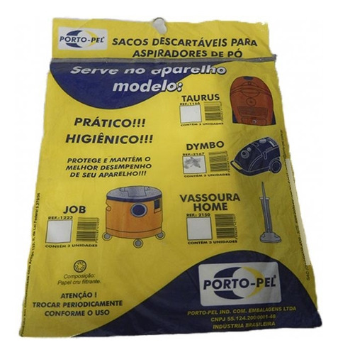 Saco Descartável 01un Para Aspirador Arno Dymbo Acd2 - 311