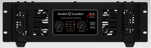 Potencia Amplificador Áudio Leader Al 8.0 8000w Rms 2 Ohms