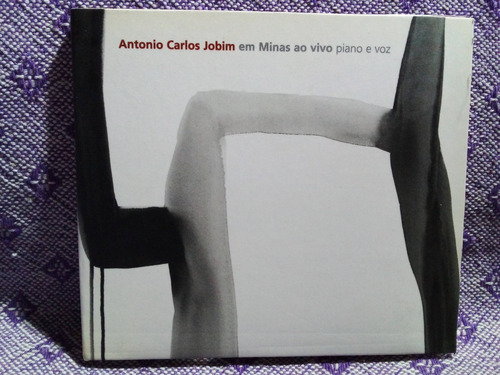 Cd Antonio Carlos Jobim - Em Minas Ao Vivo (piano E Voz)