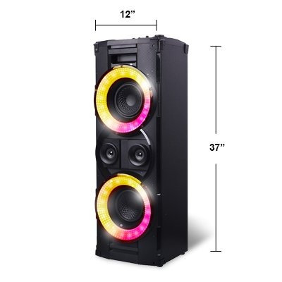 808 Hex Encore Xl Altavoz Inalámbrico De Torre Bluetooth Con