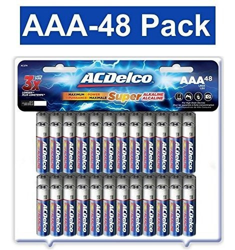 Baterias Acdelco Aaa, Bateria Triple Alcalina Super Alcalina