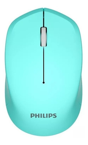 Mouse Inalambrico Philips M344 2.4 Ghz - Spk7344 - Turquesa Color Celeste