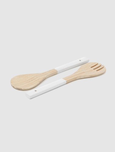 Set Utensilios Para Ensalada Bamboo 2 Piezas Cocina Morph