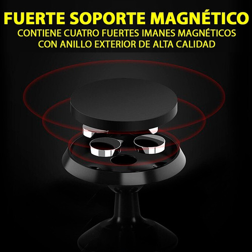 Mox Soporte Base Magnético Para Celular Auto 1hora