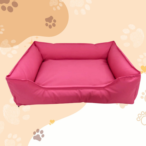 Cama Para Pet Retangular Impermeável M Lavável Com Zíper