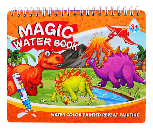 Libro De Pintura Al Agua H Magic, Garabato Educativo Reutili