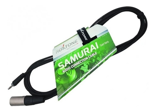 Imagen 2 de 4 de Cable Xlr Macho A Miniplug Stereo 1,5m Roxtone Racc425l15