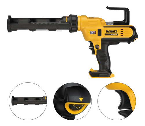 Pistola Aplicadora De Silicone Sem Fio 20vmax Dce560b-dewalt