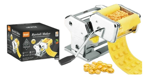 Máquina P/pasta Ravioles Tallarines Manual Acero Inoxidable