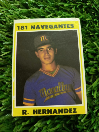 1975 Álbum De Béisbol Venezolano R Hernández #181