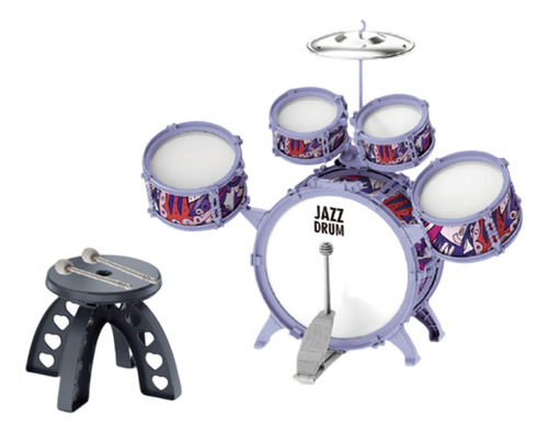 Drum Set Desarrollo Sensorial Toy Juguete Educativo Con La
