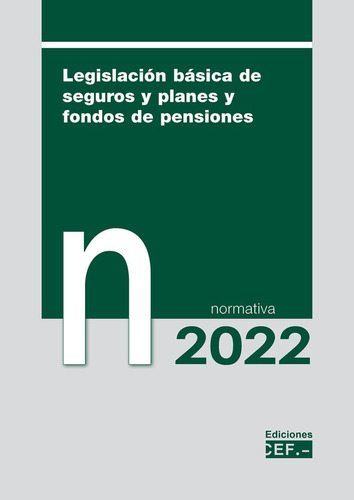 Libro Legislacion Basica De Seguros Y Planes Y Fondos De ...