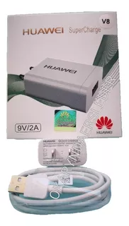 Cargador Huawei Quick Charge Entrada V8, Mate10lite Y6 Y7 Y9