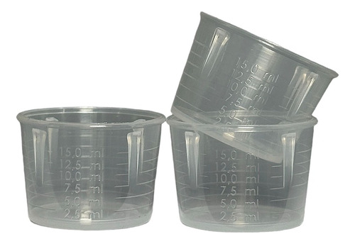 Vaso Plastico Dosificador 15ml (packx20)