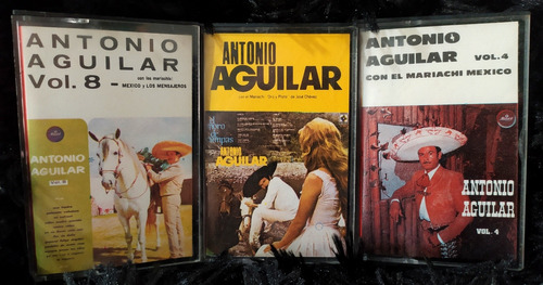 Combo De 3 Cassette De Antonio Aguilar # Colección