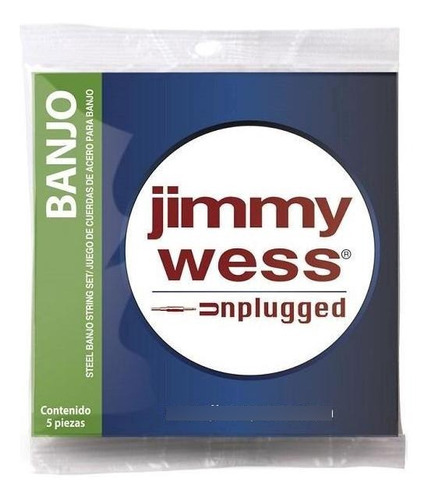 Encordado Jimmy Wess Para Banjo, Acero Jwbj-550