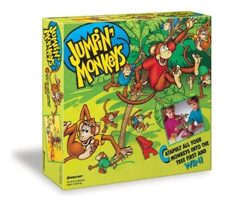 Game Pressman Jumpin' Monkeys Catapult De 2 A 4 Jugadores Du