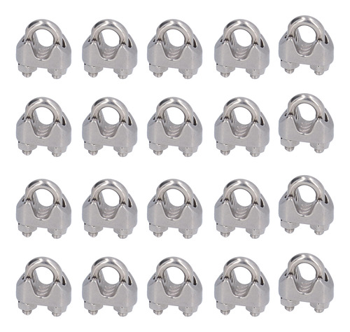 Abrazadera De Alambre, 20 Piezas, Hardware De Acero Inoxidab