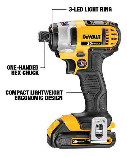 Kit Combinado De Herramientas Eléctricas Dewalt De 20 V Como