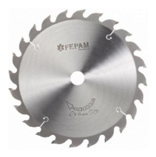 Disco De Serra Circular Widia 250 X 30 X 36d Fepam Ed Cor Prateado