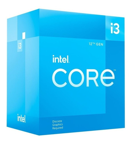 Processador Intel Core I3-12100f (lga 1700 / 4.3ghz / 12mb )