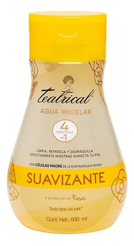 Teatrical Agua Micelar Suavizante 600 Ml