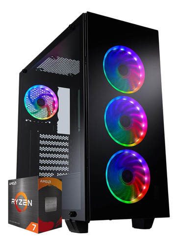 Pc Gamer Pro Ryzen 7 Octa-core 16gb 1tb M.2 Radeon Vega 8