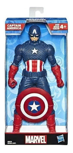 Boneco Capitão America 25cm Marvel Vingadores - Hasbro E5556