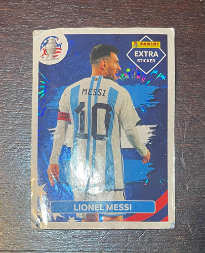 Figurita Extra Lionel Messi Copa America 2024