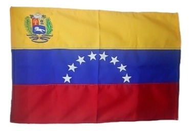 Bandera De Venezuela En Poliéster Mayor / Detal 90x60 En $