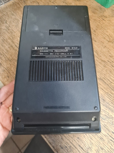 Gravador K7 Sanyo Model 1530 K7 Recorder Dc 6v Não Funciona (Usado)