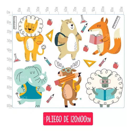 Sticker animales infantiles