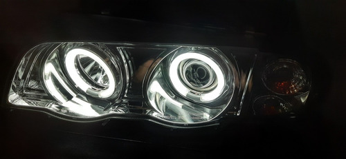 Farol Led Bmw E46 323i 325i 328i 330i 1999 A 2001 Cromado