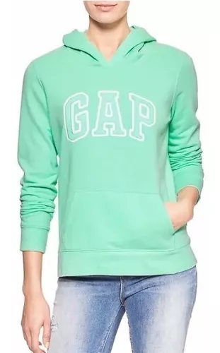 Brote derivación Tropezón Sudadera Gap Dama Verde Agua Talla L | Envío gratis