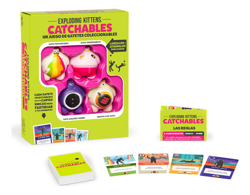 Exploding Kittens Catchables Core Pack En Español / Diverti