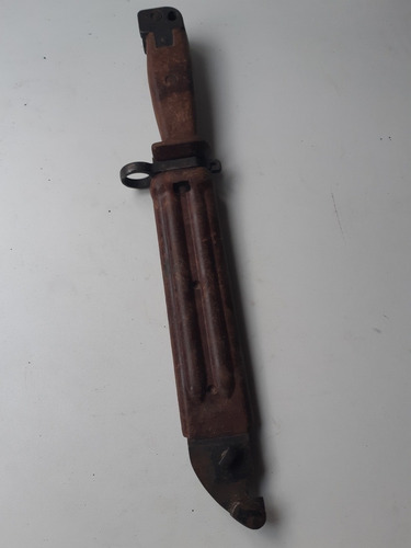 Imagen 8 de 10 de Antiguo Cuchillo Bayoneta Rusa Con Vaina Original