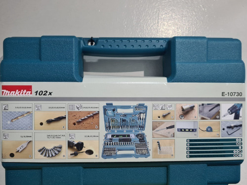 Set Brocas Puntas Llaves Herramientas 102 Pcs Makita E-10730