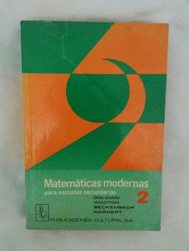 Matematicas Modernas Para Escuelas Secundarias 1980