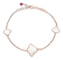 Comprar Pulsera De Abanico De Nácar En Plata De Ley 925 Con Baño De 