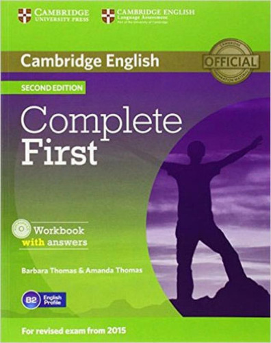 Complete First - Workbook With Answers And Audio Cd - Second