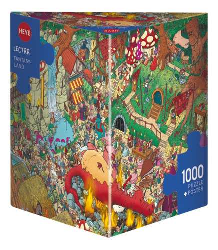 Puzzle Heye 1000  Lectrr, Fantasyland 
