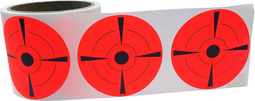 M Shooting Targets Range Pasters Fluorescente Rojo 3 Pulgada