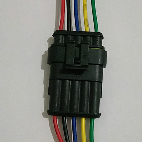 Conector Hid Sellado De 5 Pines Sellado A Prueba De Agua De