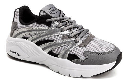 Zapatillas Topper Niños Akron 2mil Kids Gris