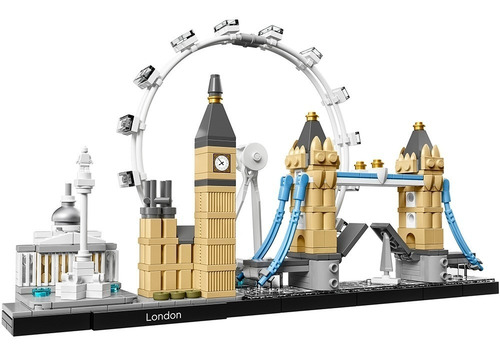 Imagem 4 de 10 de Lego Londres Tem Big Ben, London Eye E Outras Obras - 21034