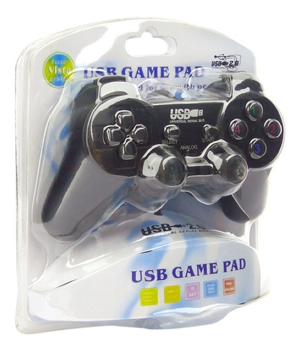 Pack 2 / Joystick Analogo Usb 2.0 Para Pc