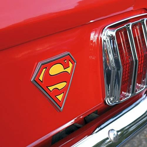 Insignia De Superman 3d Para Coche Con Logotipo Clásico (neg