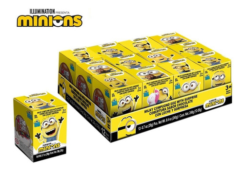 Huevo De Chocolate Minions X 12 - Kg a $283