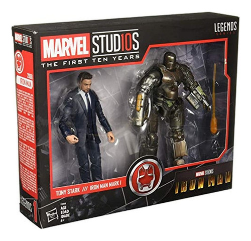 Marvel Studios Legends Series Hasbro Tony Stark Y Iron Man M